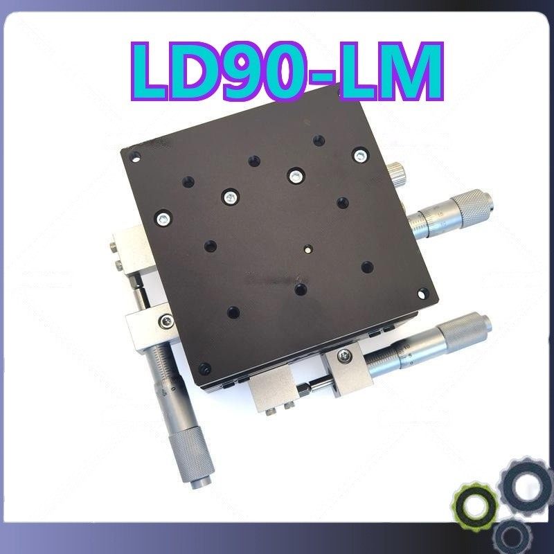 LD90-LM XYZ 3 Axis Manual Linear Stage Trimming Platform Tuning Sliding Table