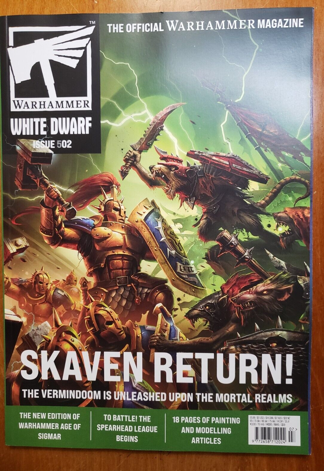 White Dwarf 502 Warhammer Quick Reference Cards Warzone Chalnath