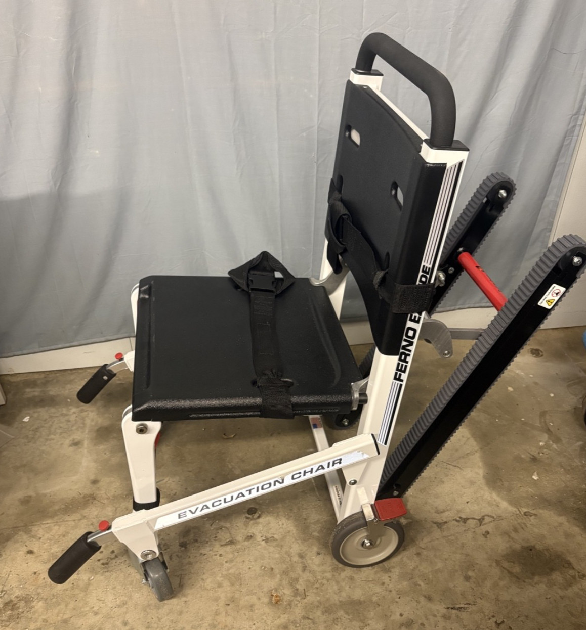 Ferno Model 59-E EZ Glide Evacuation Chair 500LB Stair Chair ~ EMS, Fire Rescue