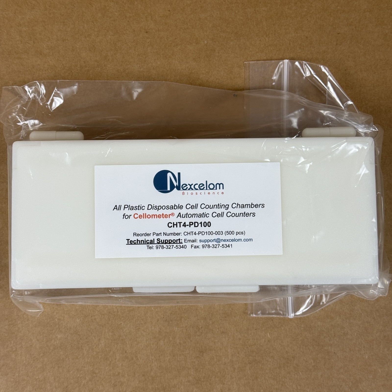 Nexcelom / Revvity CHT4-PD100 Cellometer Slides, 50 Count - Exp: Dec 12 2027