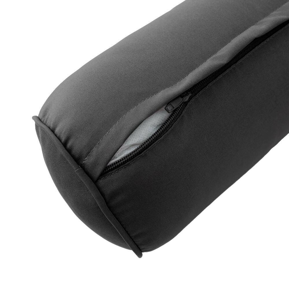 |SLIPCOVER ONLY| S5 Piped Trim Bolster Pillow SlipCover Crib Size 26" x 8" AD003
