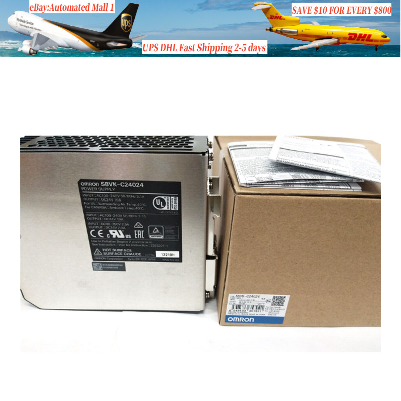 New OMRON S8VK-C24024 Universal I/O Single Phase Power Supply  Fast Shipping