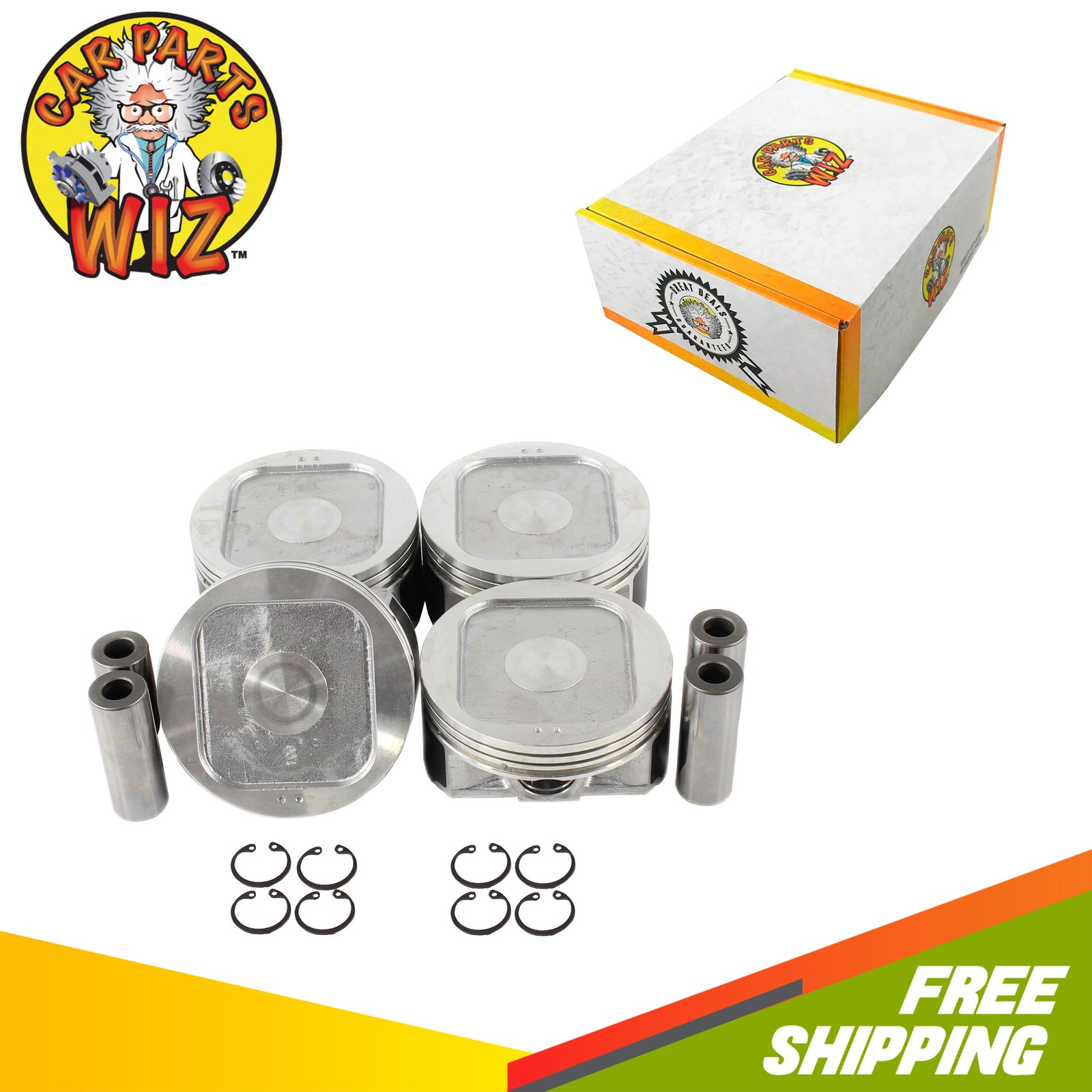 Engine Piston Set Fits 97-99 Subaru Forester Impreza 2.5L EJ25D