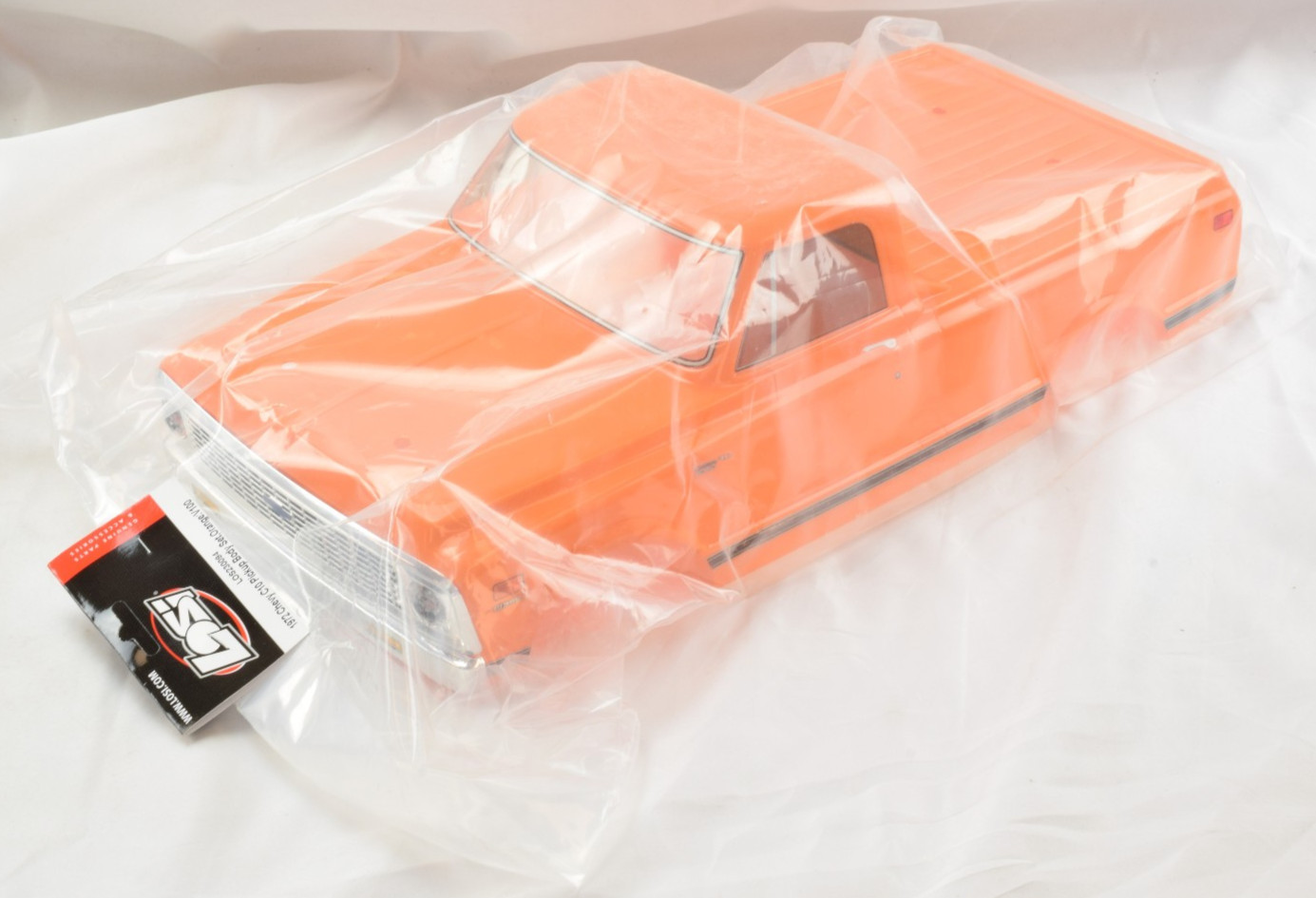 Losi V100 Orange 1972 Chevy C10 Pickup Pre-Painted Finished Body Set LOS230094