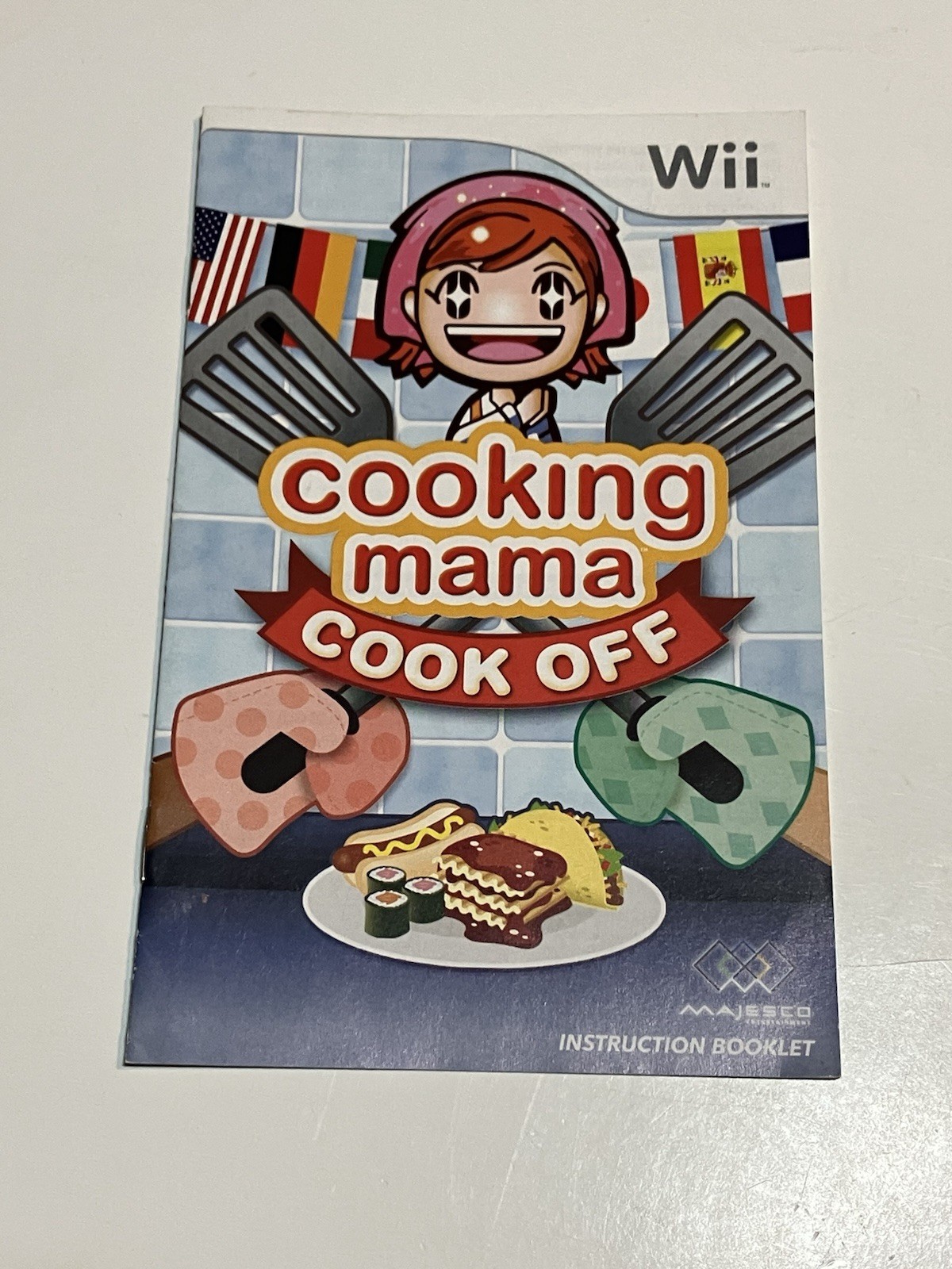 Cooking Mama Cook Off Instruction Booklet ONLY! (Nintendo Wii) Manual