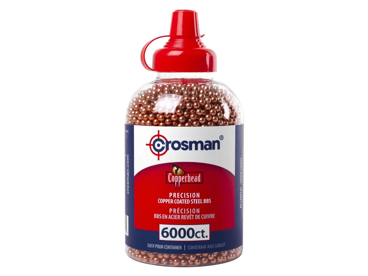 (NEW) Crosman Copperhead .177 Cal, 5.1 Grains, BBs, 6000ct