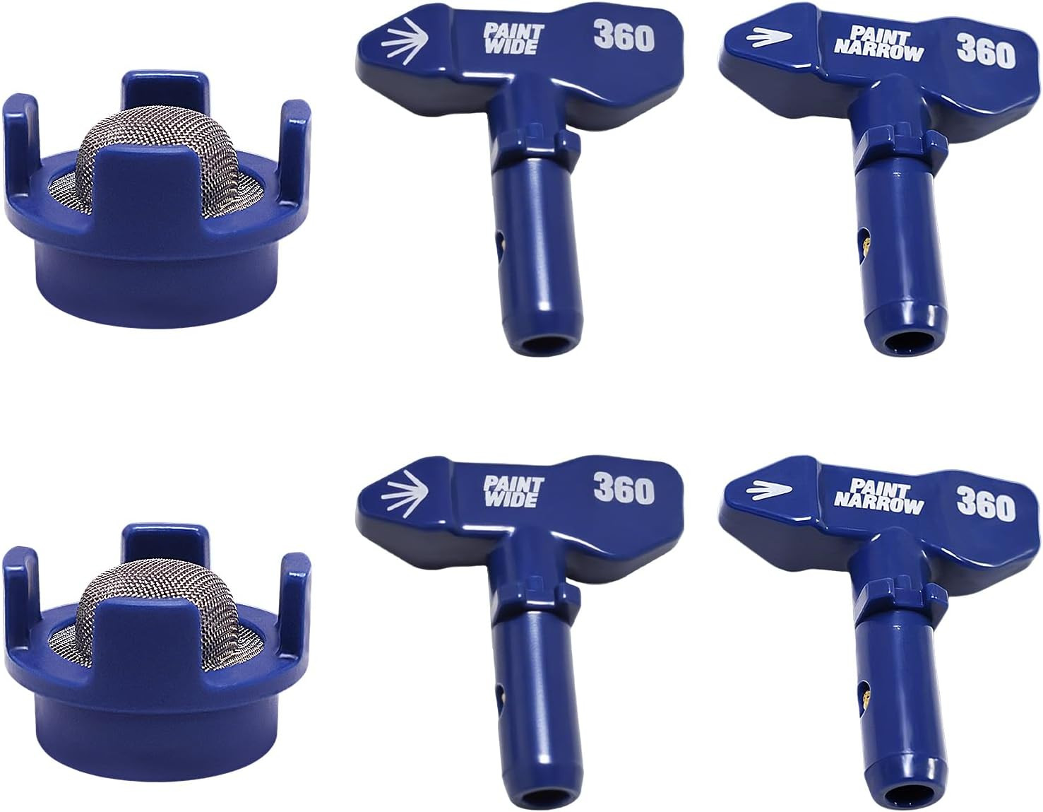 18F520 Paint Spray Tip Kit Fits for Truecoat 360 26D280 26D281 26D283 Wide/Narro