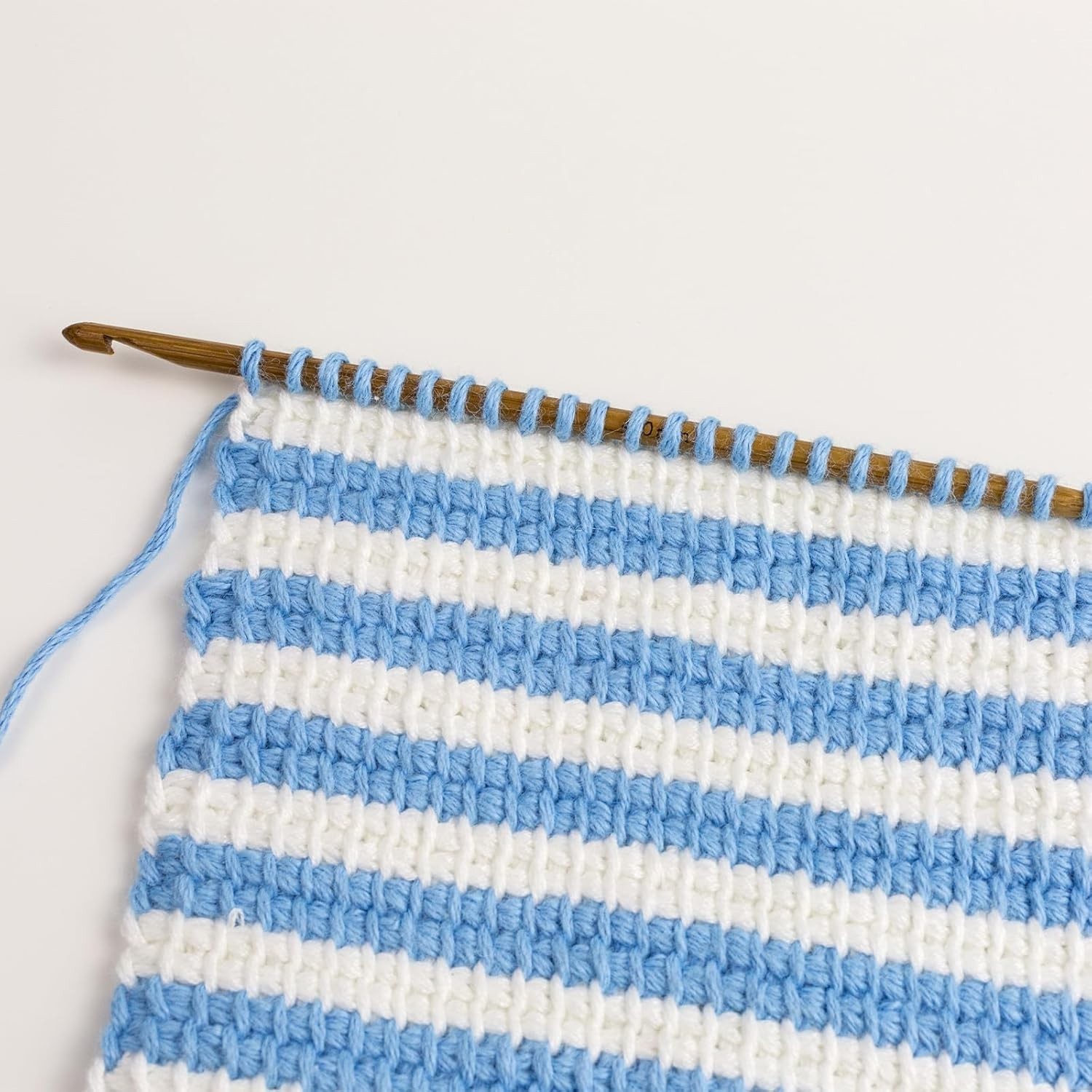 Tunisian Crochet Hook Set 4mm with Plastic Cable and Easy-Identify Size Mark