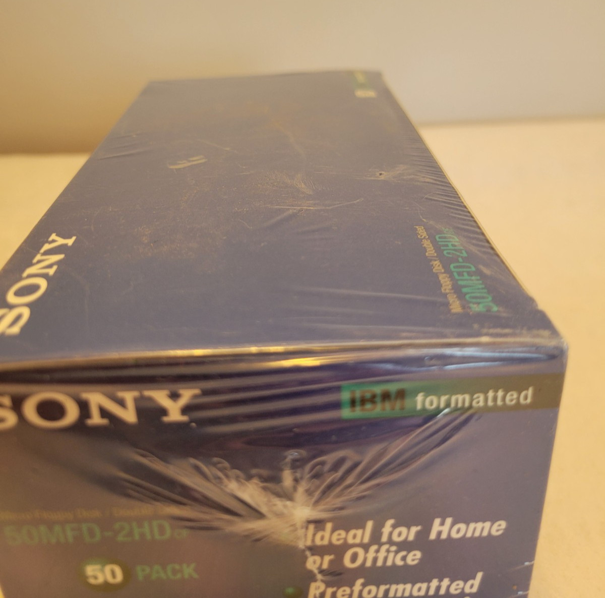 NEW SONY 50MFD 2HD Double Sided 3.5" Diskettes IBM Formatted 50 pack SEALED