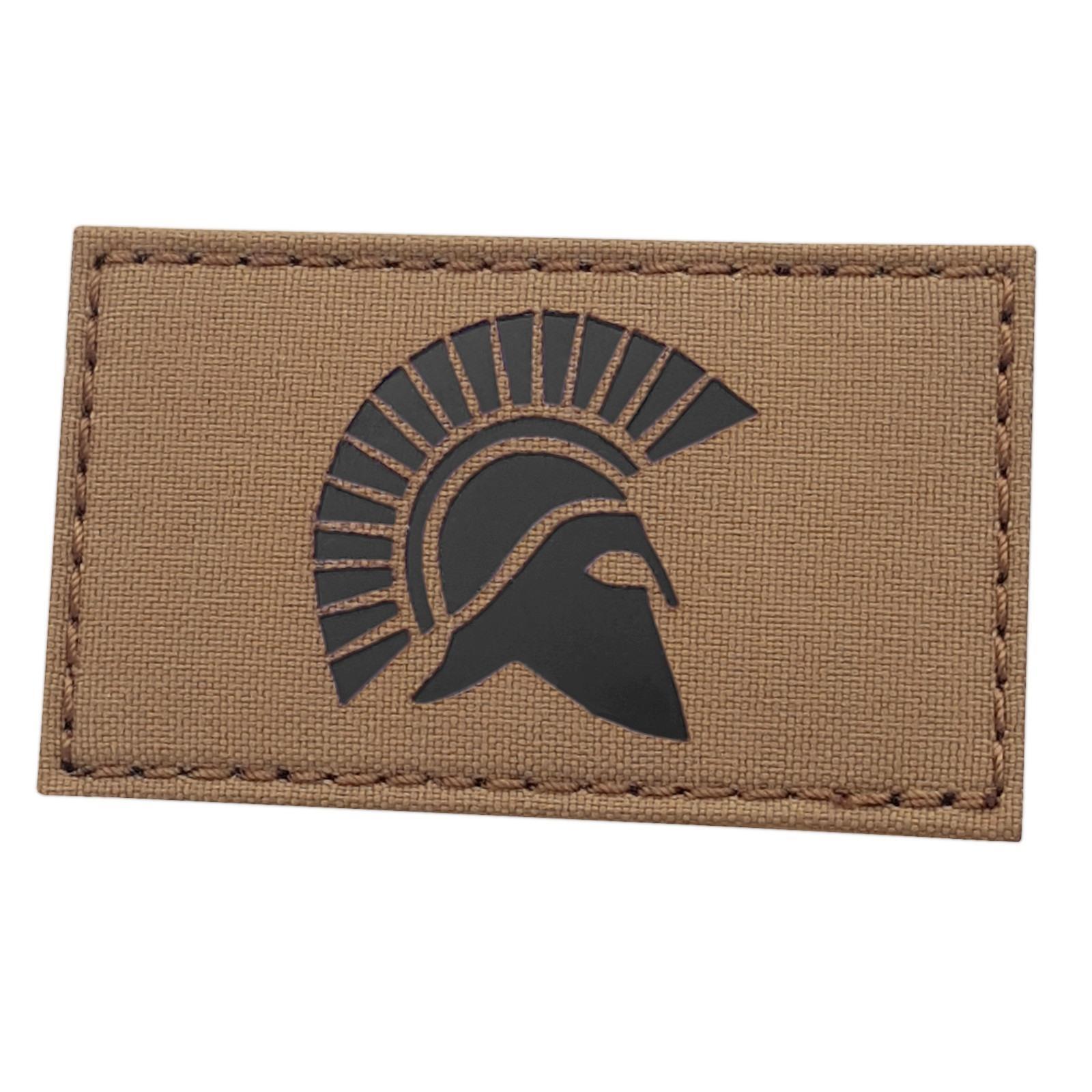IR spartan tan coyote infrared morale tactical hook patch