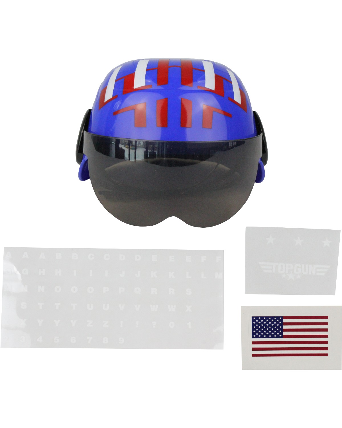 Child's Air Force Combat Pilot Blue Top Gun Helmet With Defects