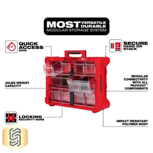 Milwaukee 48-22-8433 PACKOUT Tilt Bin Organizer