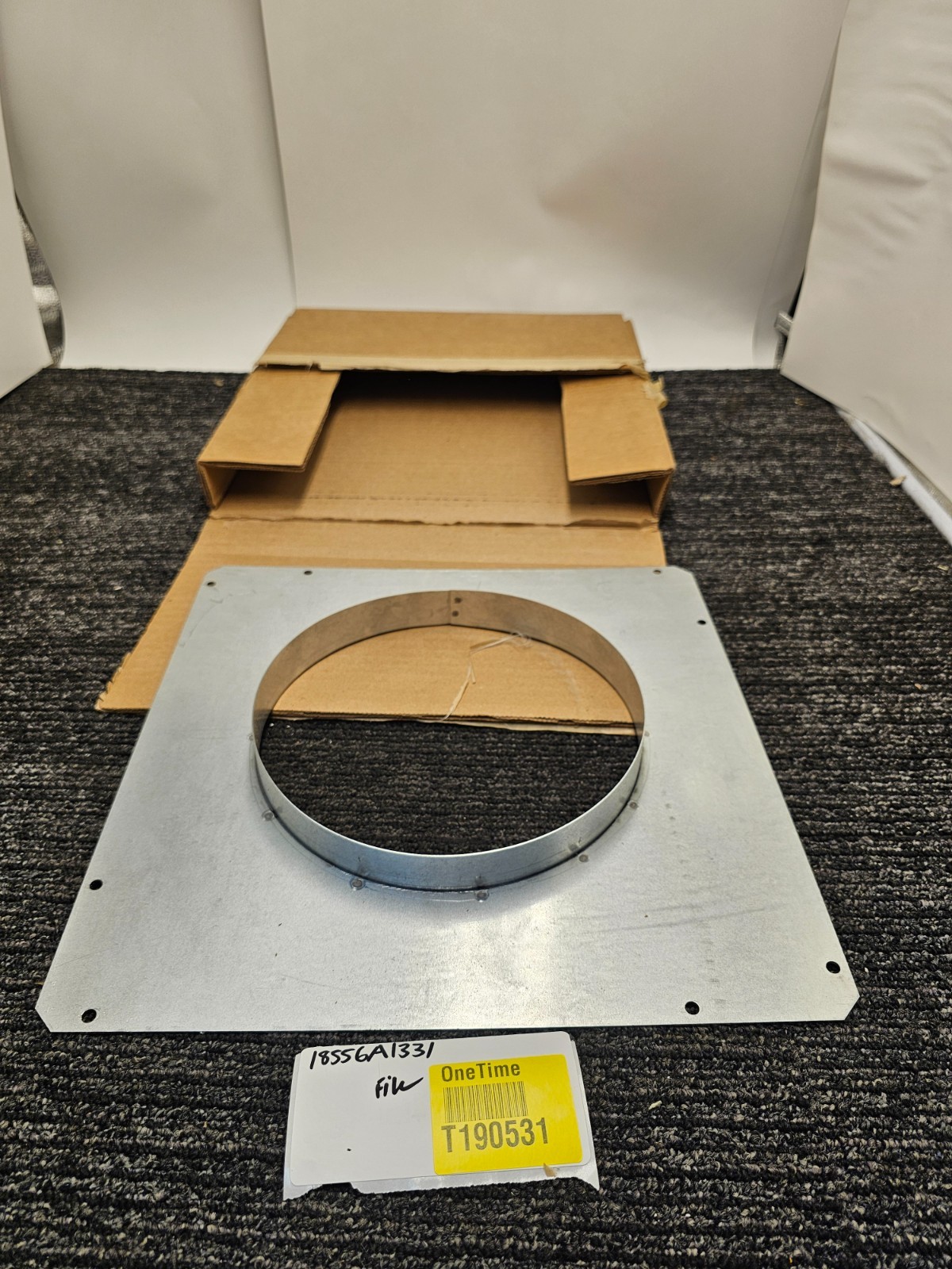 Zephyr 54190053 Front Panel Rough-In Plate Round 8"