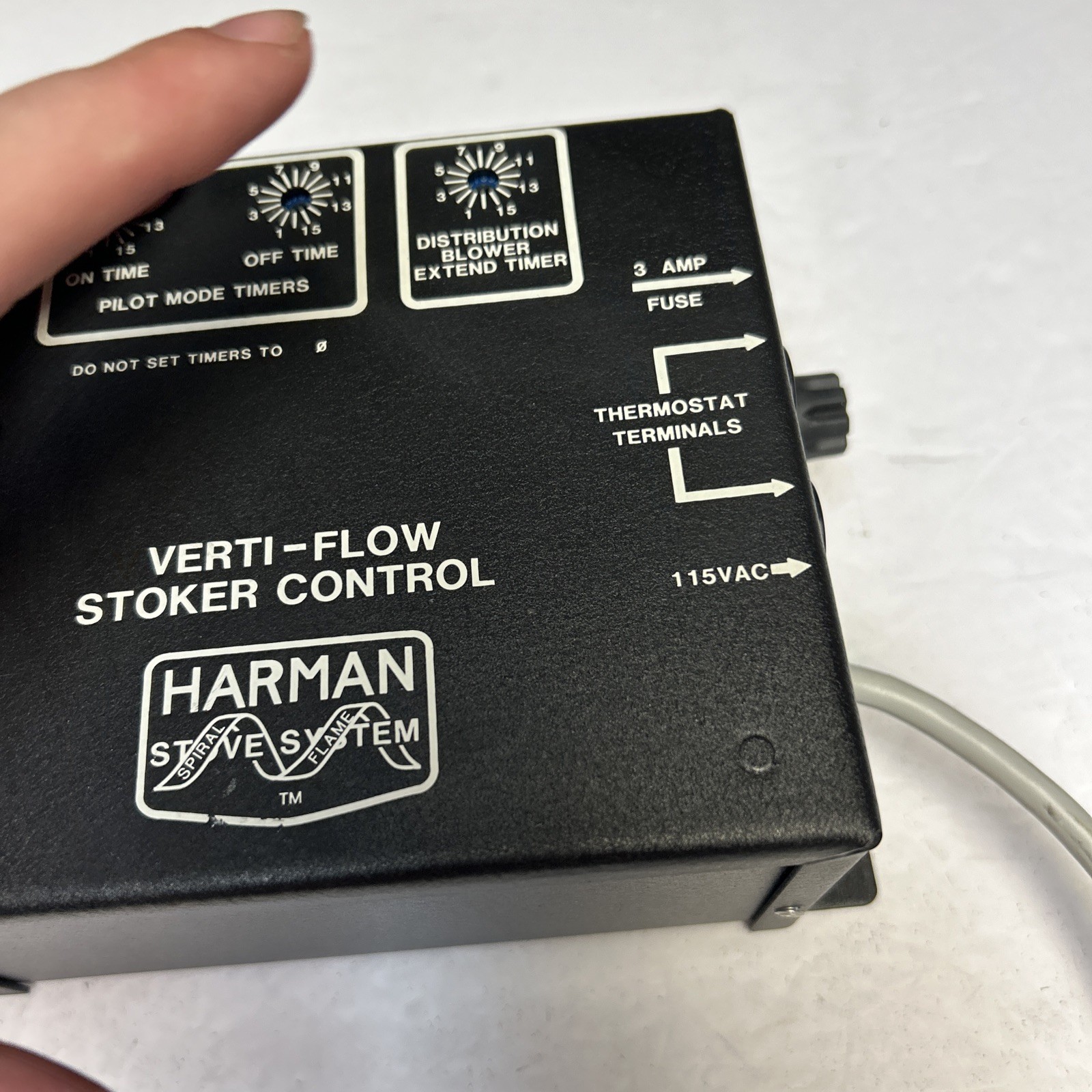 Verti-flow Stoker Harman Timer Control Box Harman Stove System