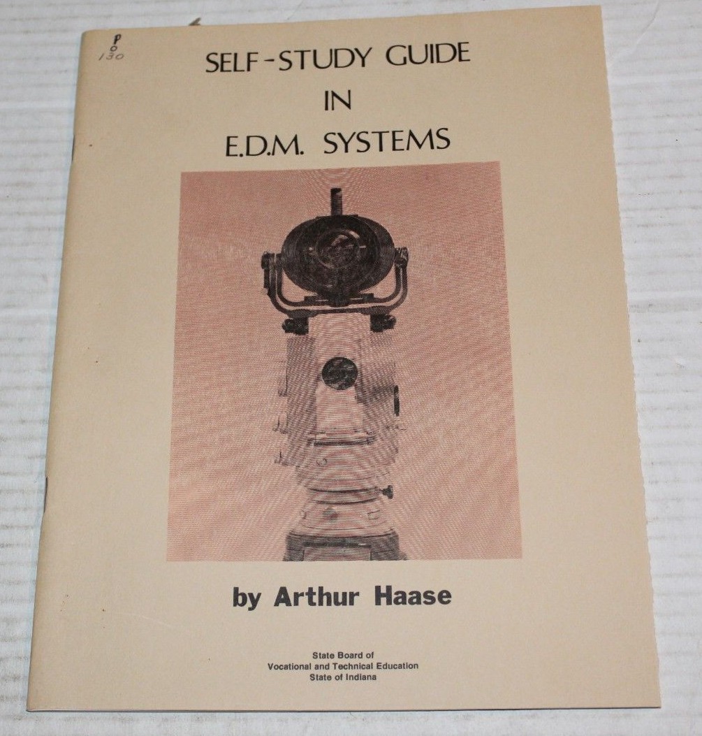 Self Study Guide In EDM Electronic Distance Measuring Systems Vintage Booklet