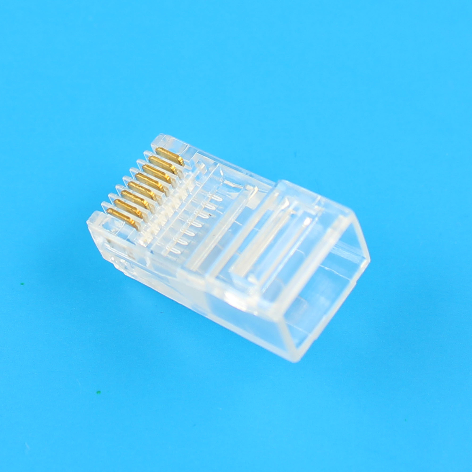 50Pcs RJ45 8P8C CAT5 Cat 5e Modular Plug Network Connector
