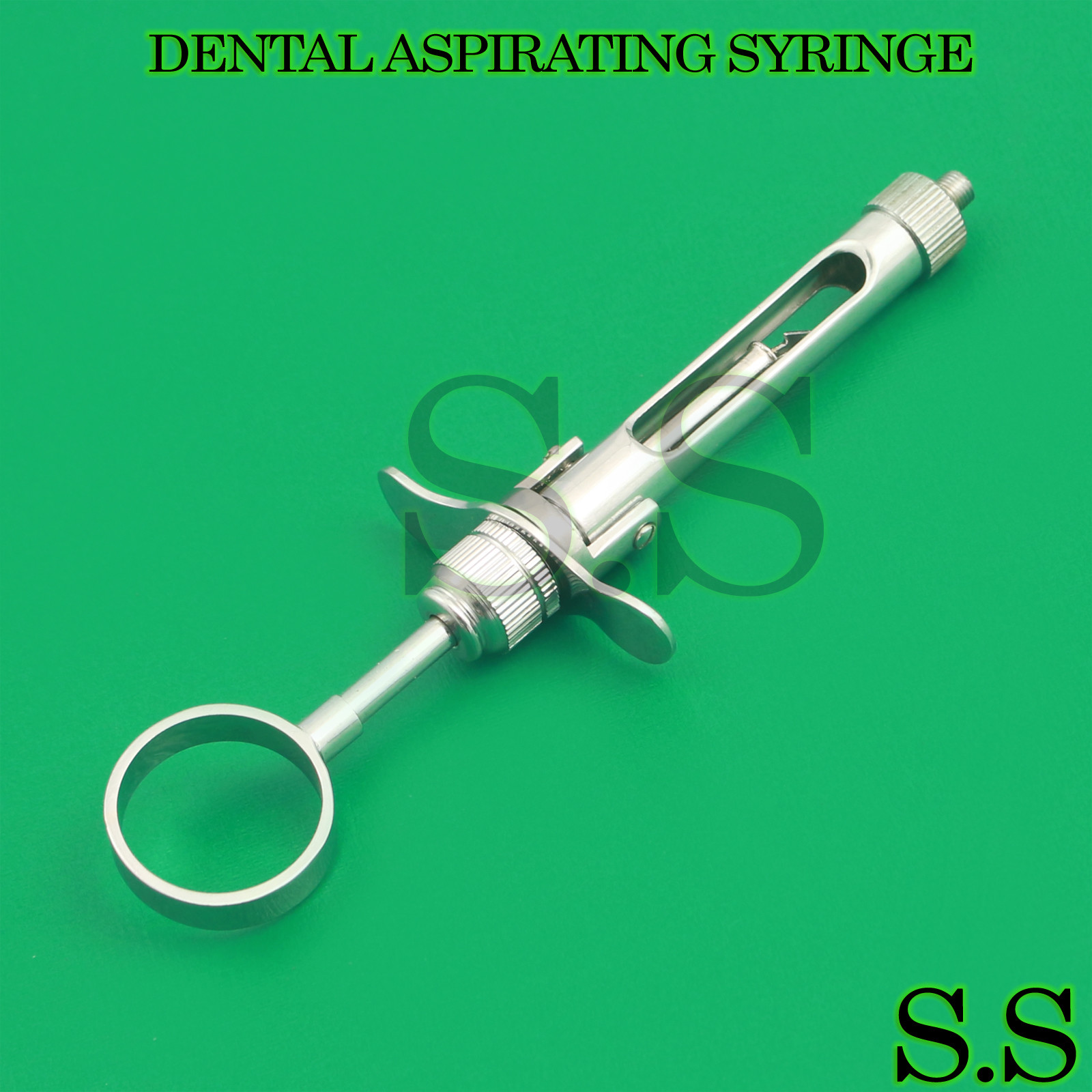 1.8ML Stainless Dental Aspirating Syringe Dentist Cartridge Instruments Supplies
