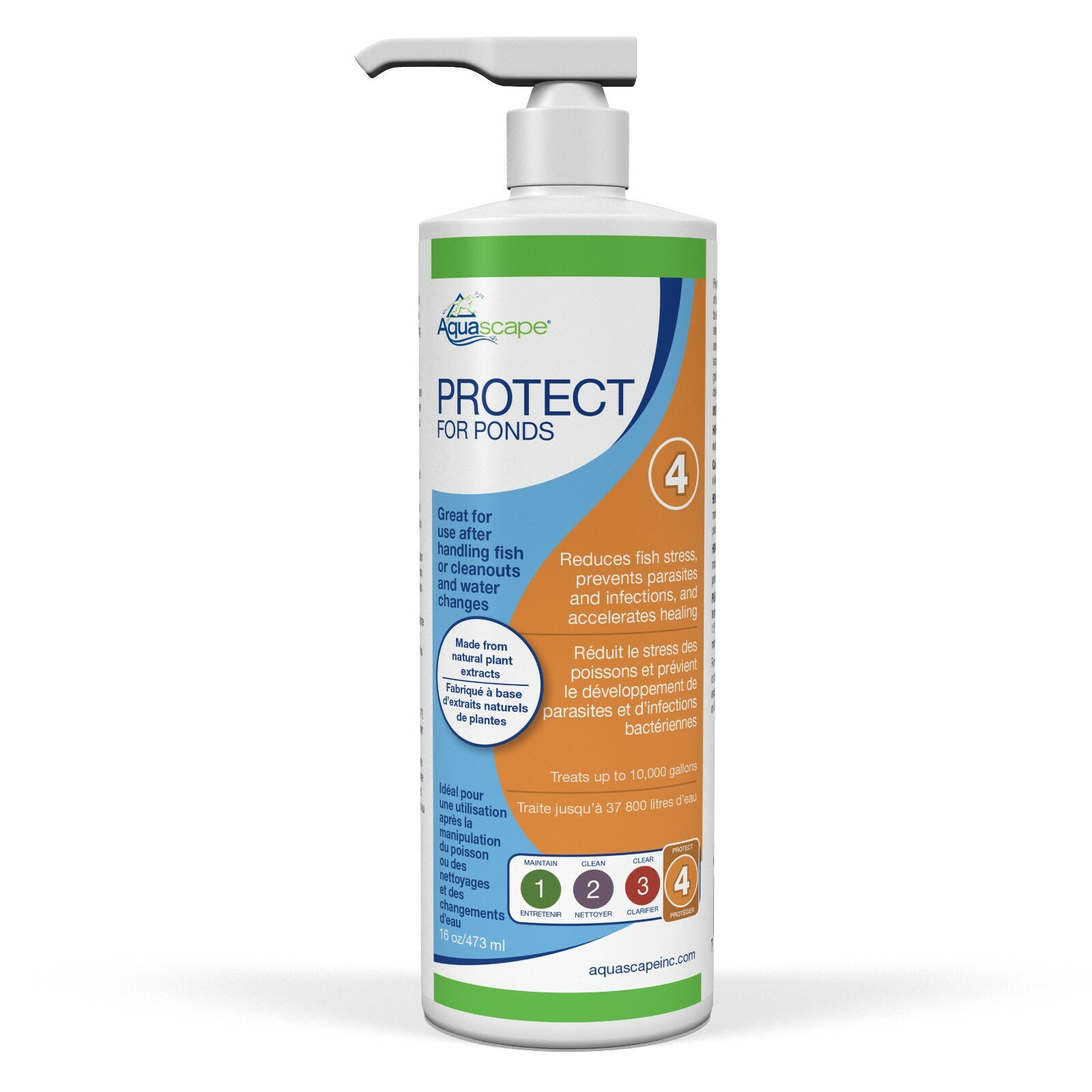 AQUASCAPE #96070 PROTECT for PONDS 16 oz /473 ml Treats up to 10,000 gallons