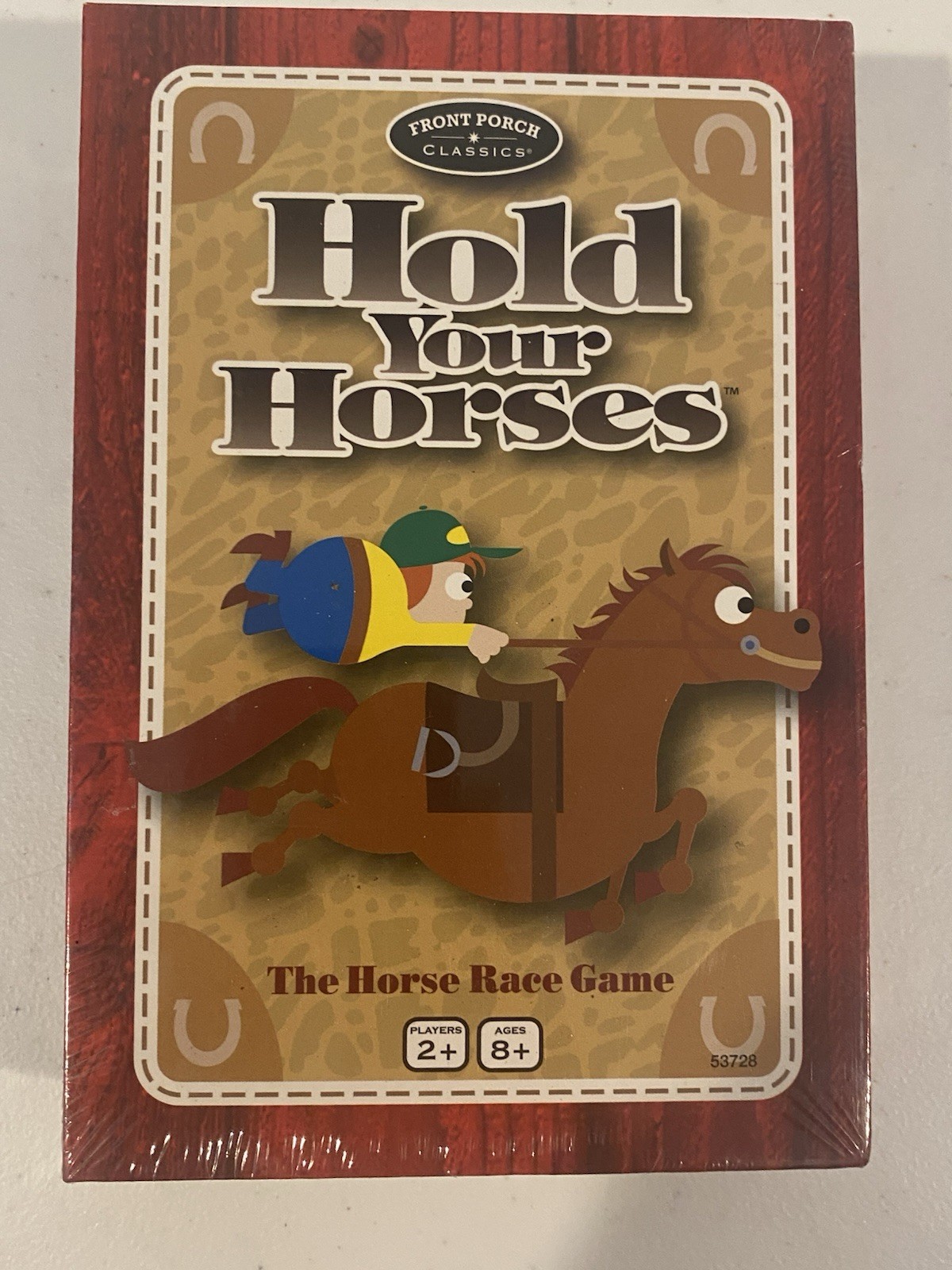Hold Your Horses Front Porch Classics Horse Race Card Board Game NEW SEALED