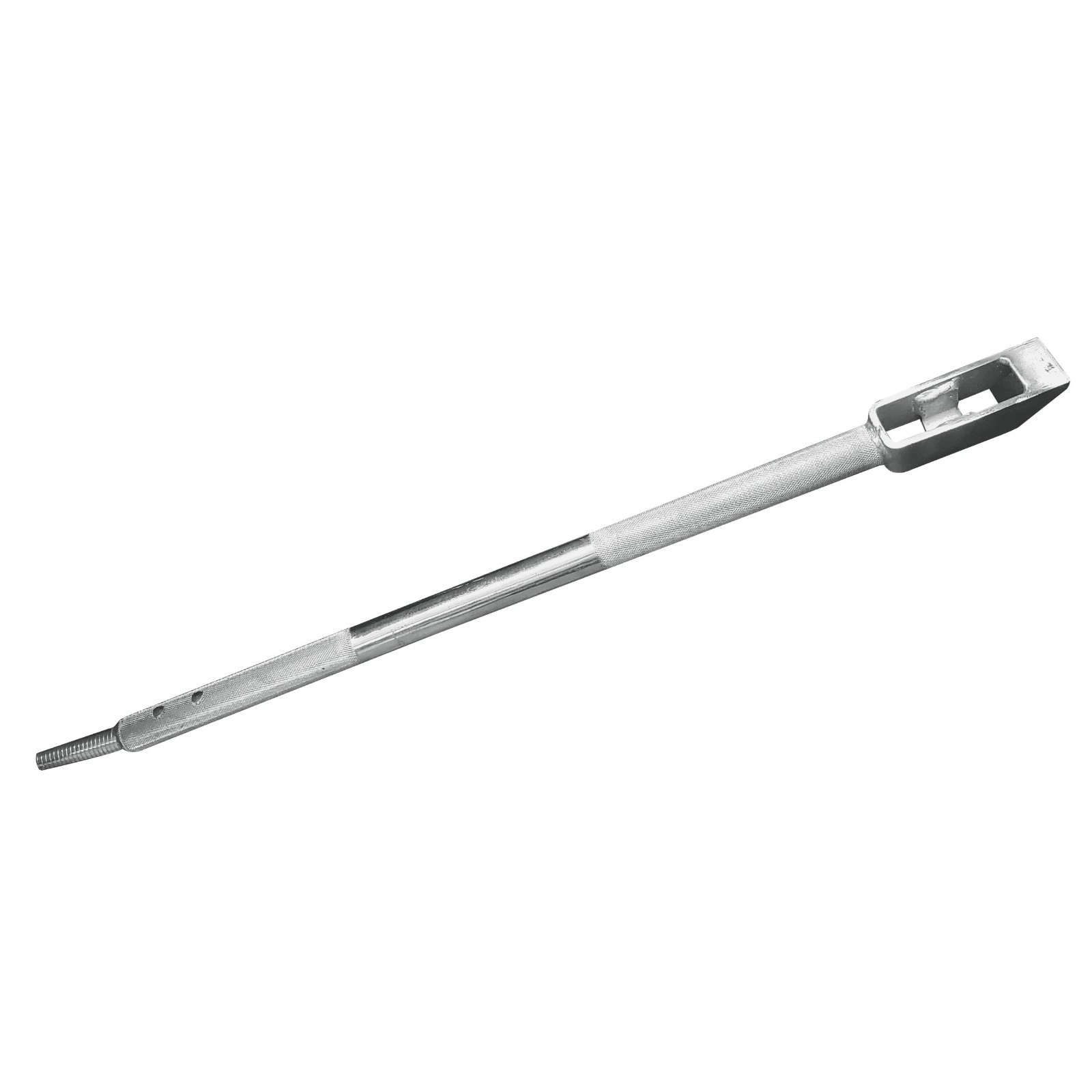 1 Pack Chrome 35" Combination Winch Bar for Flatbed Trailer Tie Down Strap