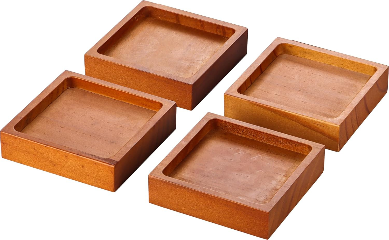 Wood Bed Furniture Risers 1 Inch, Solid Pine Wood Furniture Risers: Enhance Dura