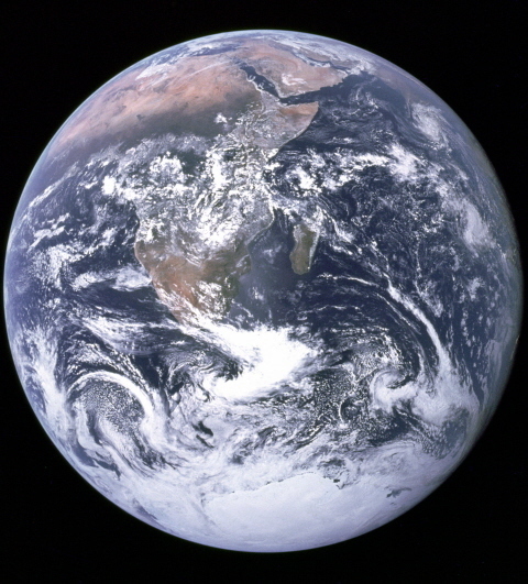New 11x12 Space Photo: Full Disc View of Planet Earth from Apollo 17