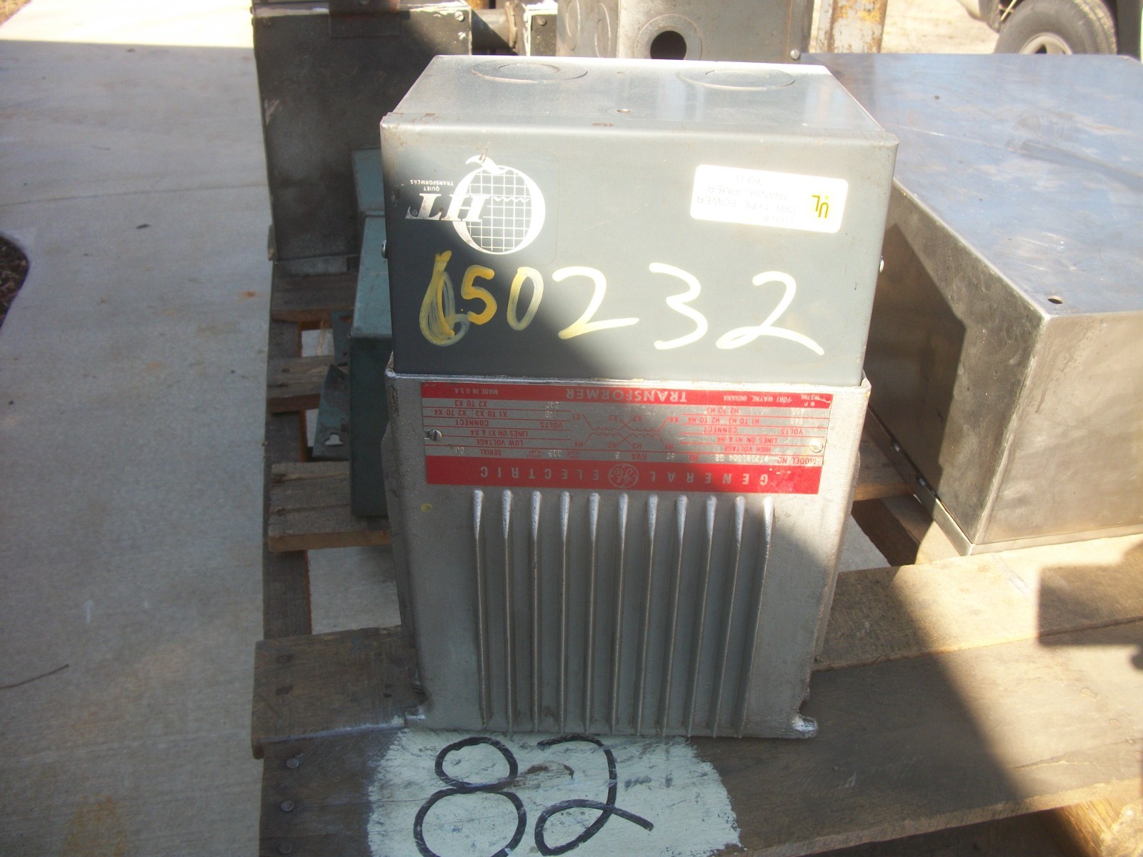 GE 5KVA 1PH TRANSFORMER 9T21B1004G2 HV 240X480 LV 120/240
