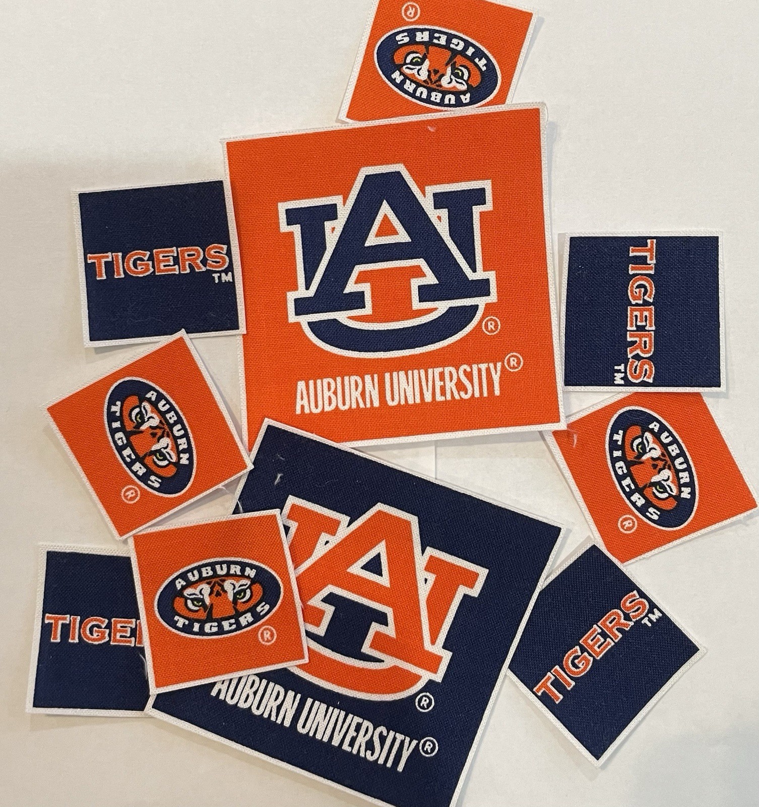 Auburn University - Iron On Fabric Appliques - Sports Patches