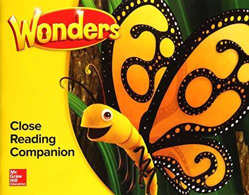 Wonders, Close Reading Companion, Grade K, 9780021307463, 0021307466 - GOOD