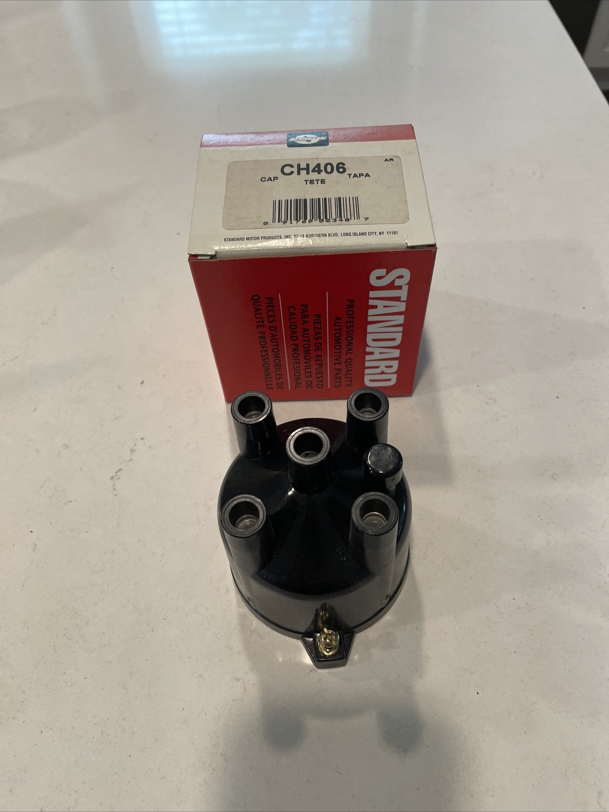 New Standard CH406 4 Cyl Distributor Cap 82-83 Town & Country 84 Caravan