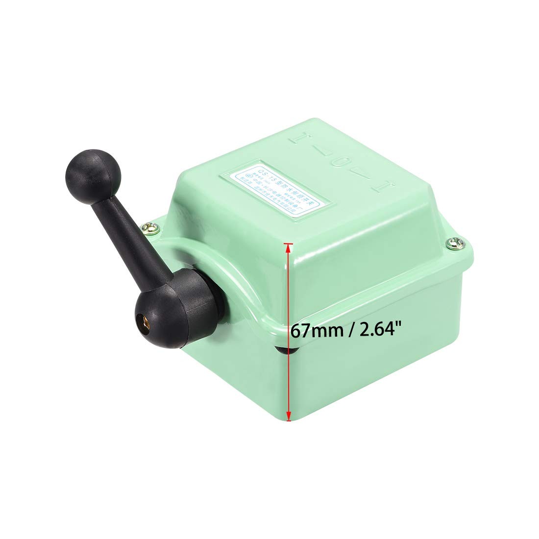 Aluminum Drum Switch QS-15 3 Position Forward Off Reverse Motor Control Switch