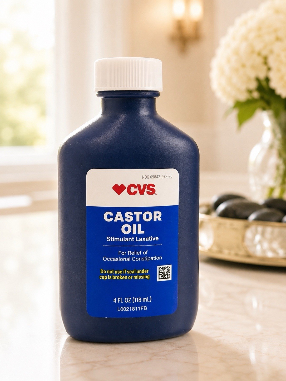 Castor Oil USP 100% 4 fl oz 118 mL Sealed Exp 02/2027