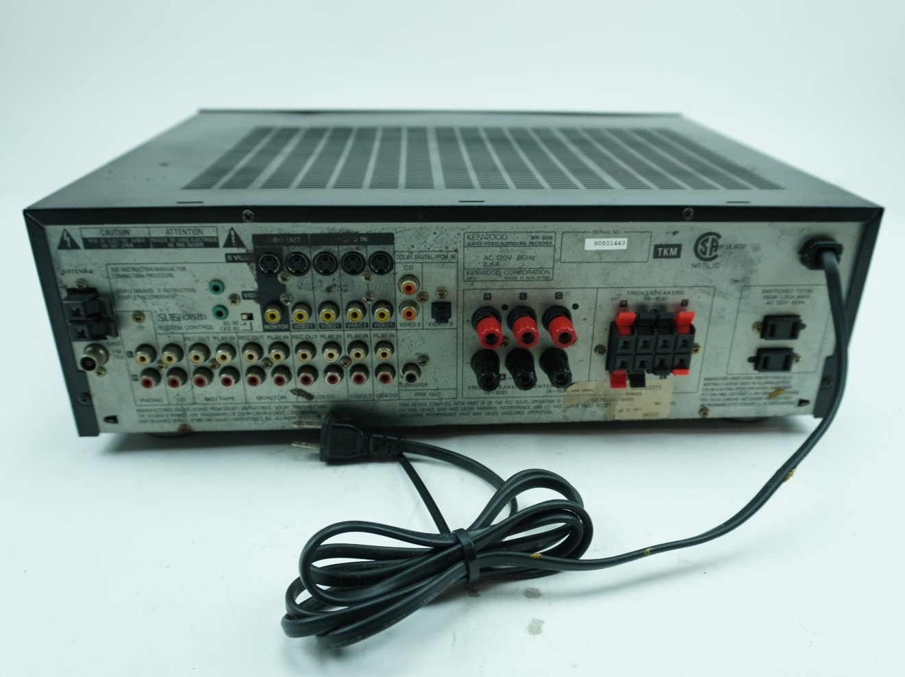 Kenwood VR-309 Audio/Video Surround Receiver