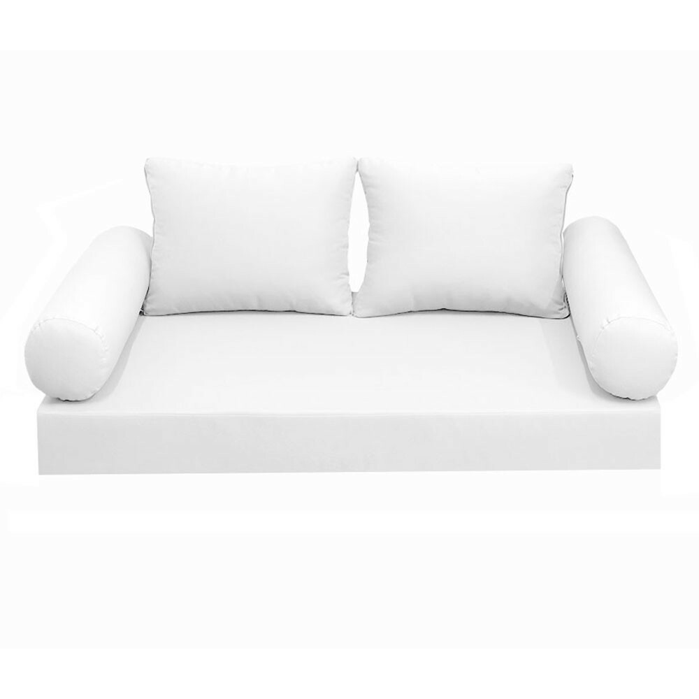 *COVER ONLY*-Style 1 Daybed Mattress Bolster Pillow Covers Knife Edge Crib-AD106