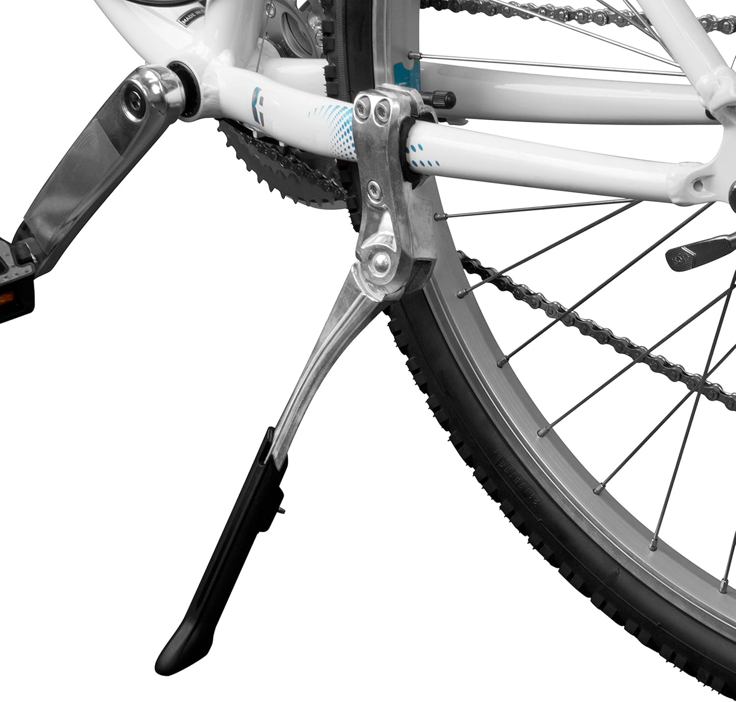 BV Rear Bike Stand for 24"-28" Bikes - Adjustable Bike Kickstand for Adult Bike