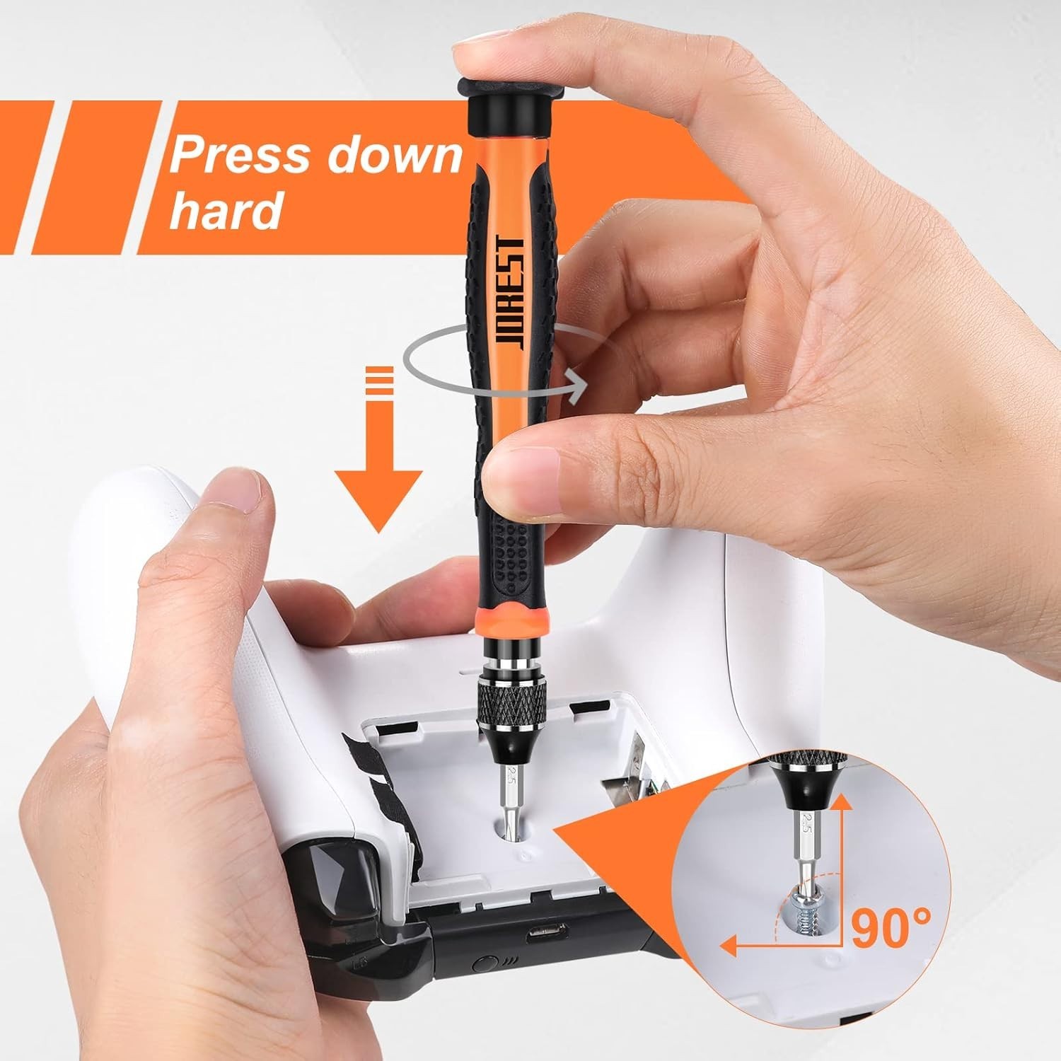 JOREST 24-Piece Precision Screwdriver Set with Torx, Tri-Wing & Pentalobe Bits