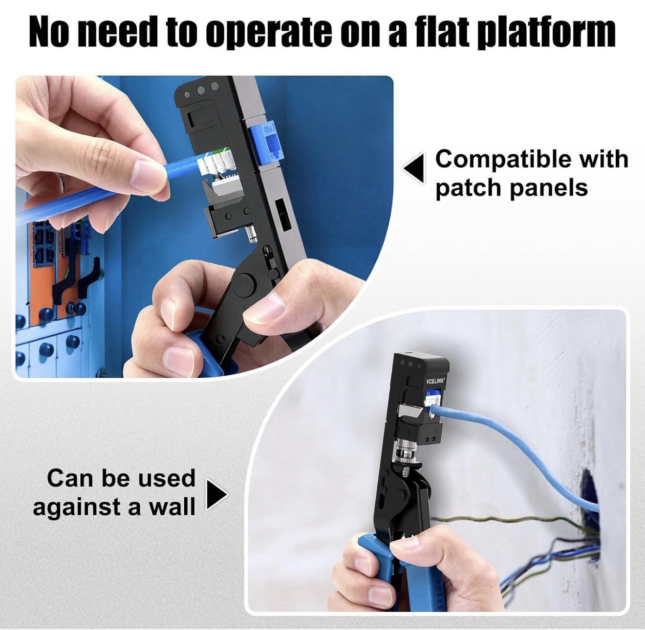 Speed Termination Keystone Tool Only for VCE 90-Degree Keystone Jacks, Cat5e/...