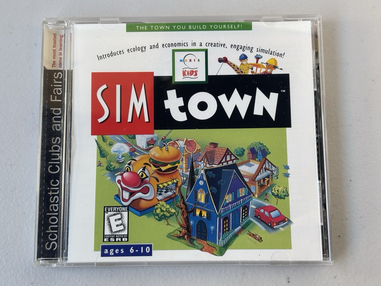 Sim Town Maxis PC Game 95/98 1998 CD-ROM - Tested