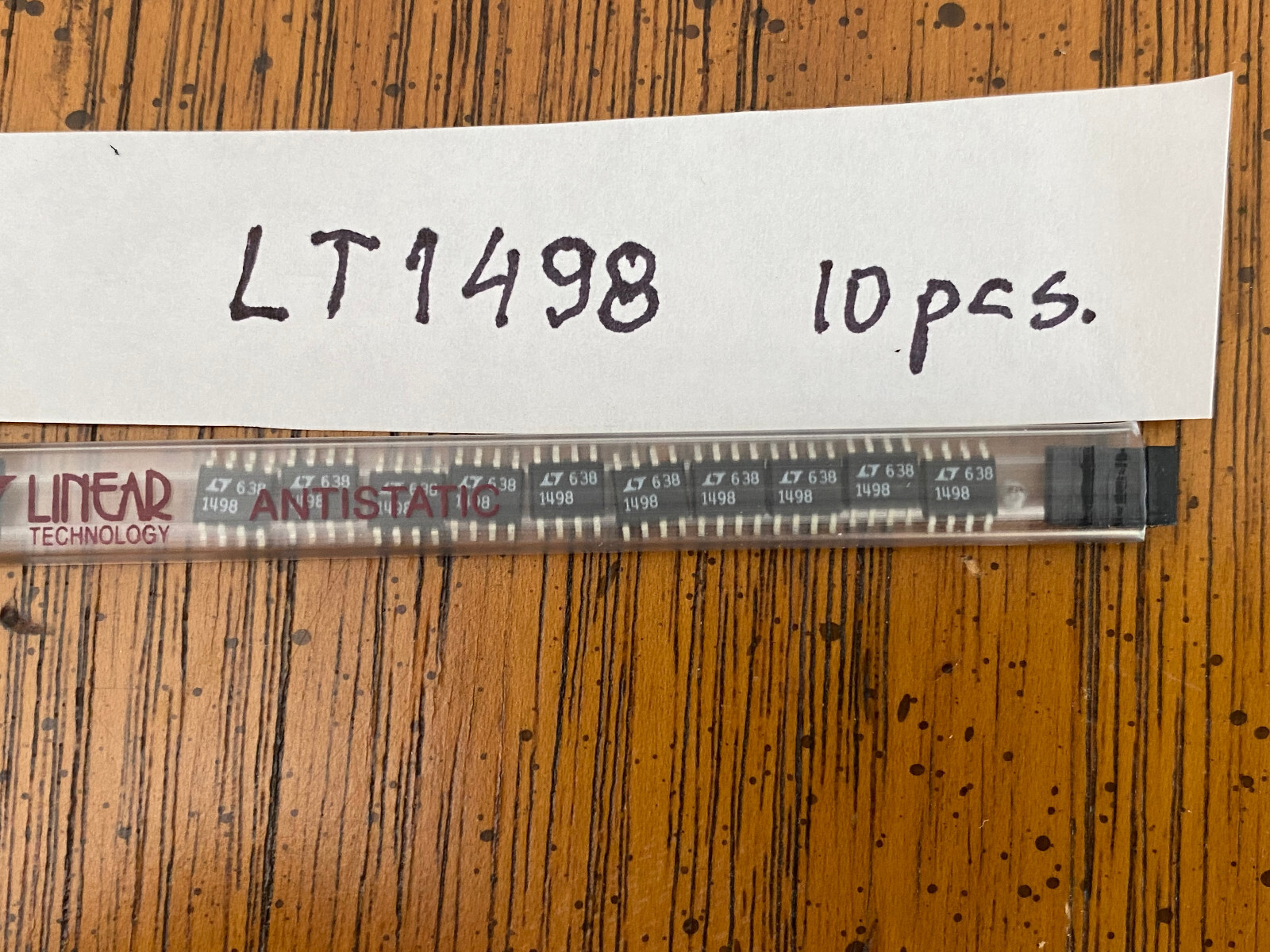 Lot of 5 LT1498 SMT General Purpose Amplifier 2 Circuit Rail-to-Rail SO-8