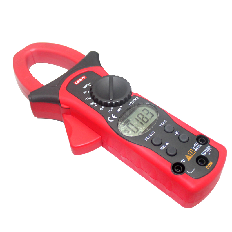 UT206A Earth Ground Megohmmeter Multimeter 1000A Digital Clamp Meters New