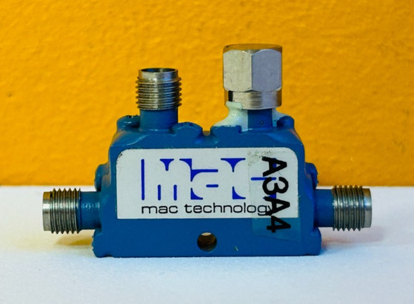 MAC C3267-20 7.5 to 16.0 GHz, 20 dB, 50W, SMA (F-F-F) Directional Coupler. New!
