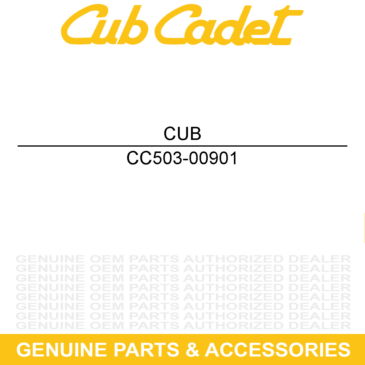 CUB CADET 503-00901 Pin 9.5X40 Challenger MX750 MX550 EPS CX750 Crew 750 550 4x4