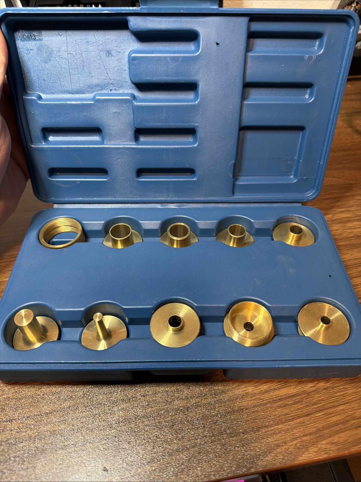 Rockler Router Guide Bushing Kit (11 Pieces) Bush Router Guide Pattern Jig Brass