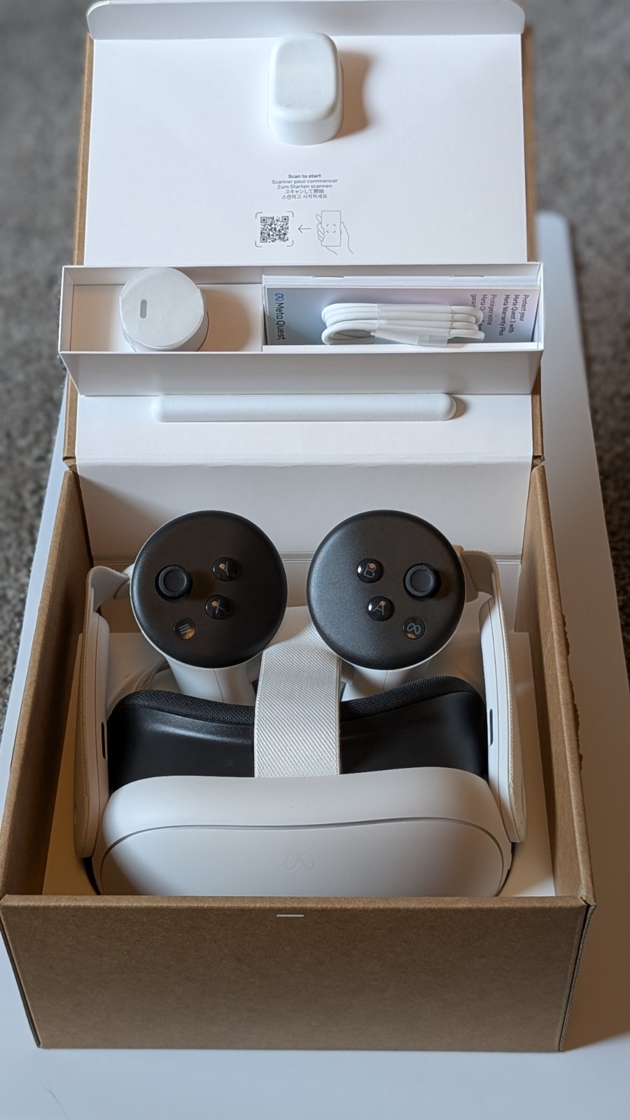 Meta Quest 3 512GB Standalone VR Virtual Reality Gaming Headset & Controllers