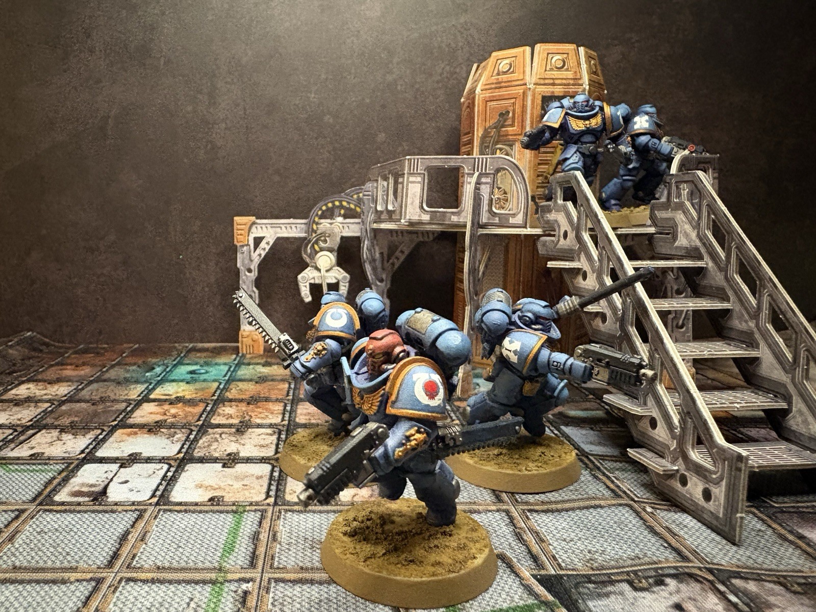 [40K] Ultramarines Assault Intercessors - Well Painted