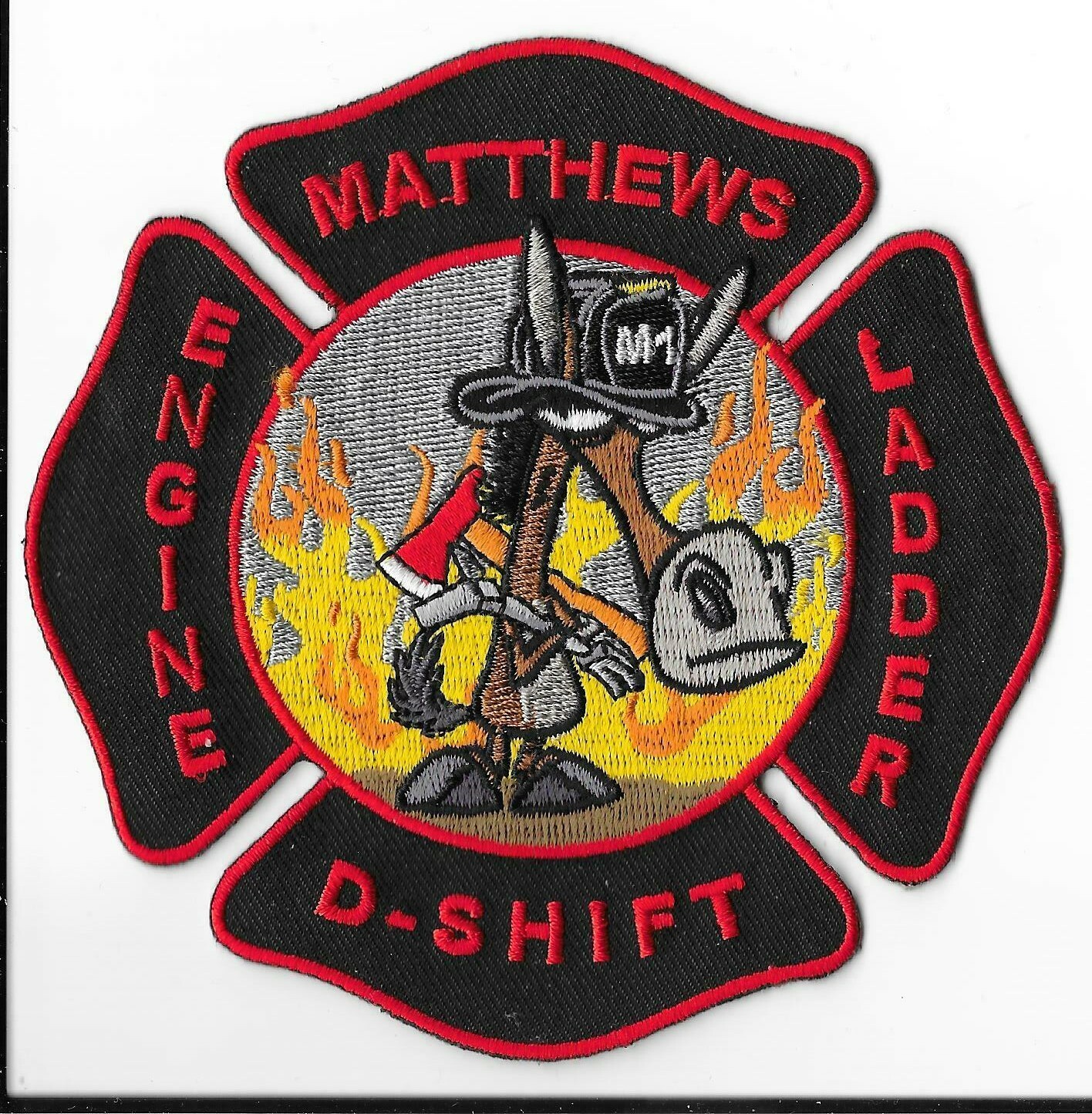 Matthews Fire Department, North Carolina D-Shift Shoulder Patch V1