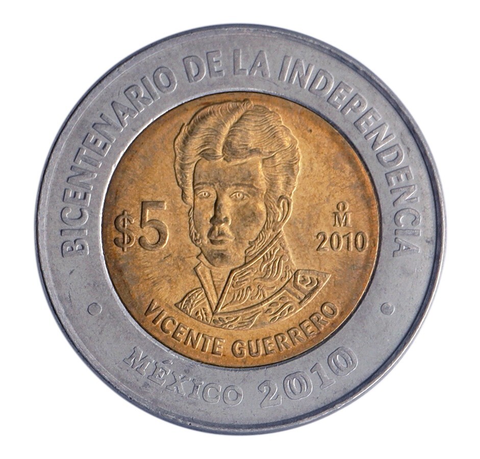 Mexico 5 Pesos, 2010, KM #925, Mint, Commemorative