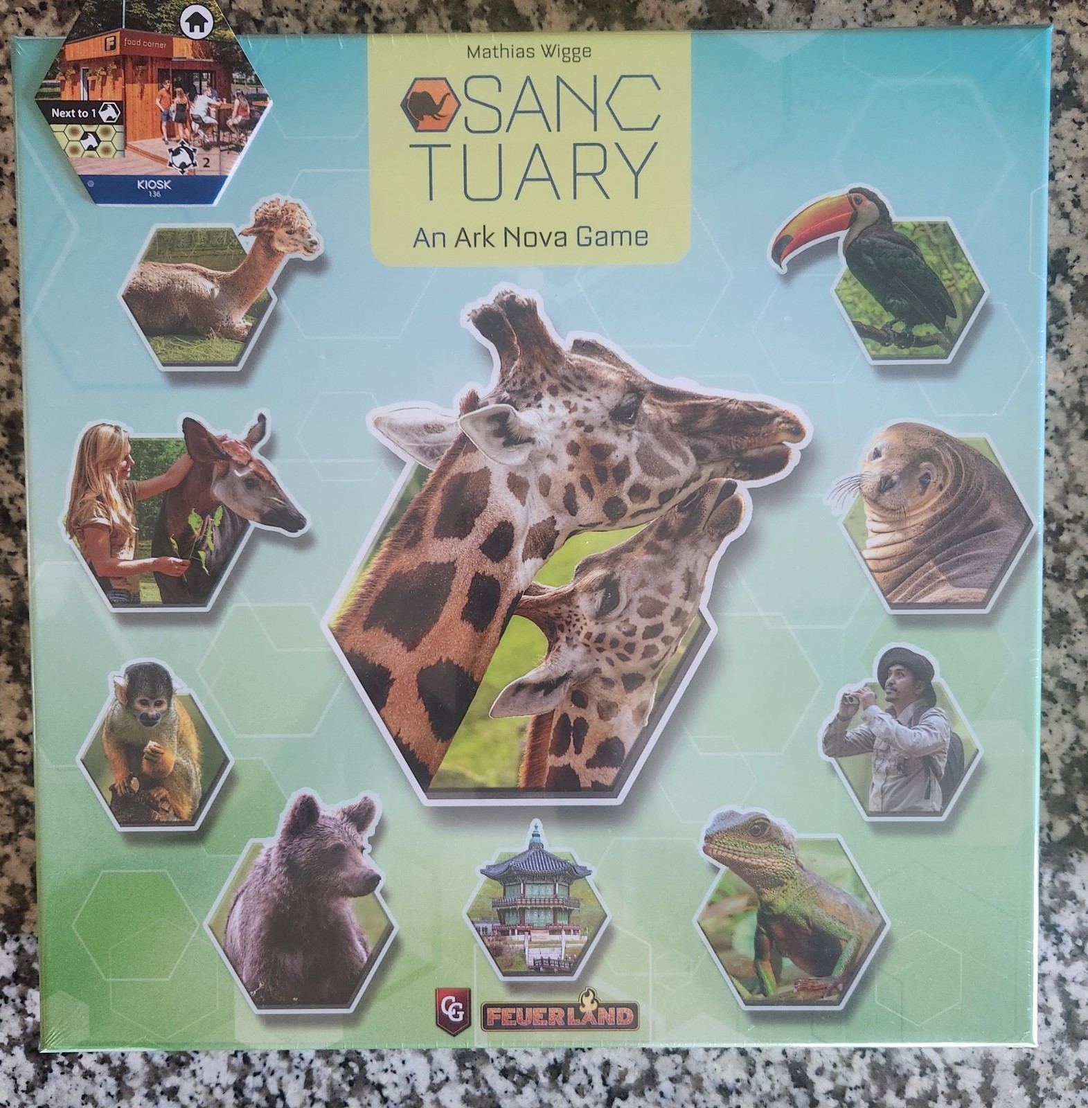 Sanctuary an Ark Nova Game Board Game w/ Kiosk Promo Tile NEW in Shrink