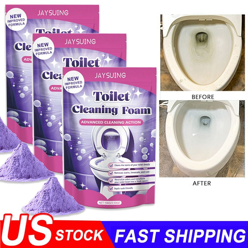 Splash Foam Toilet Bowl Stains Cleaner 100g Remove Odor Stains Fresh