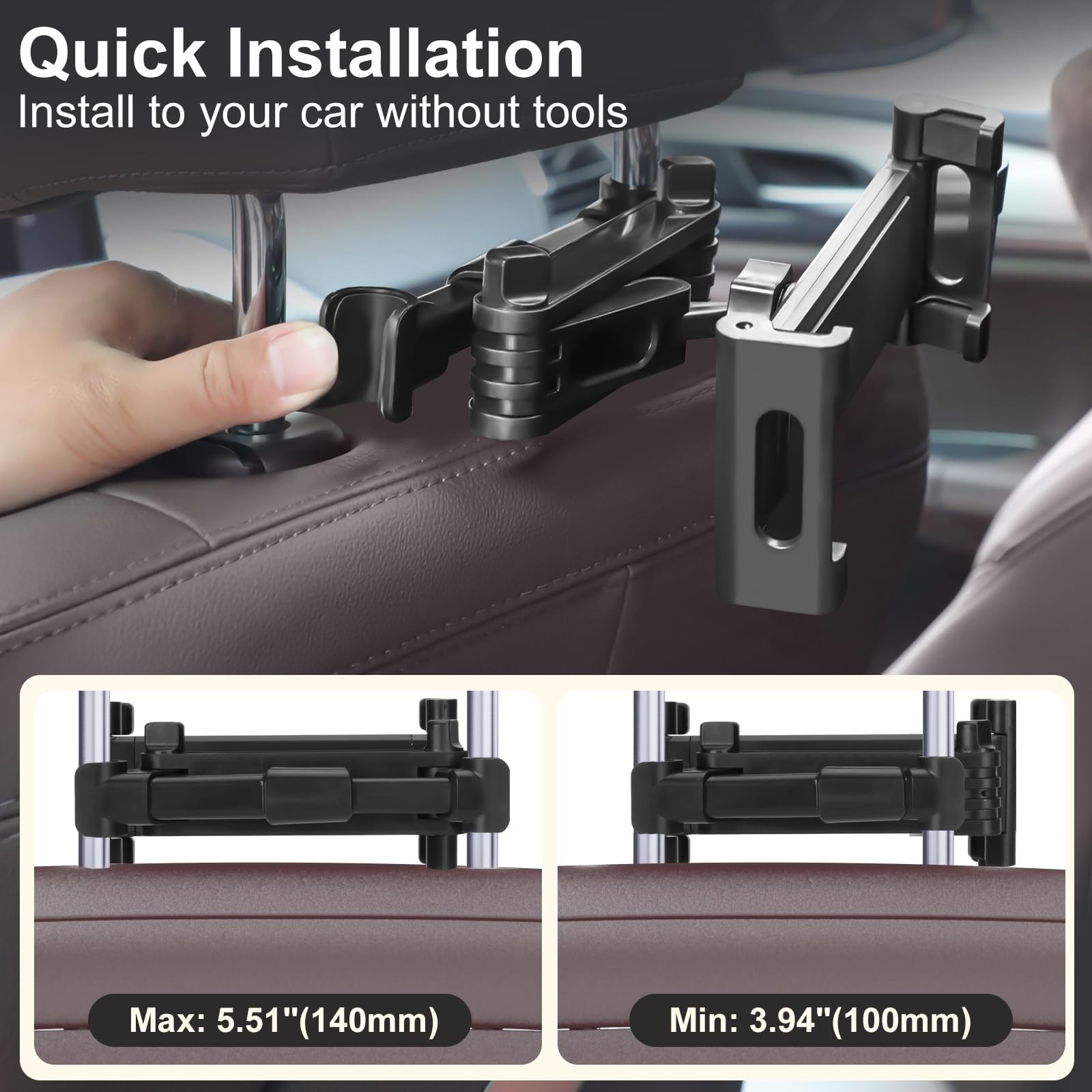 Soporte para tableta para coche